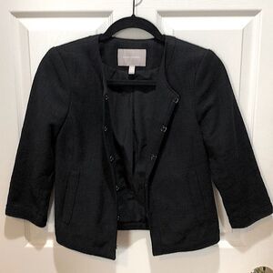Banana Republic Black Tweed Jacket